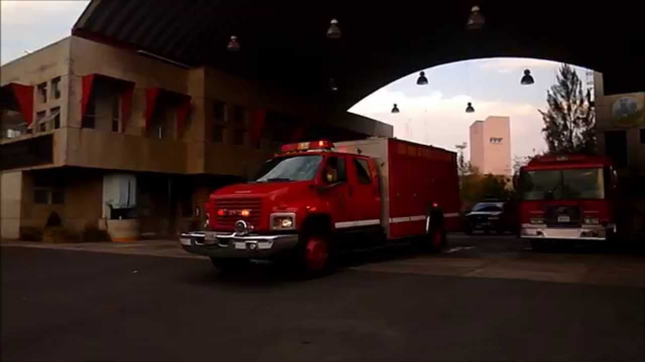 Bomberos CDMX Unidad HazMat 0158 Respondiendo / Mexico City Fire Dept