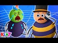 Halloween Songs For Kids | Five Funny Spiders | Kent The Elephant