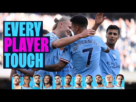 21 PASS HAALAND GOAL! | Every player touched the ball! | Man City 4-0 Southampton
