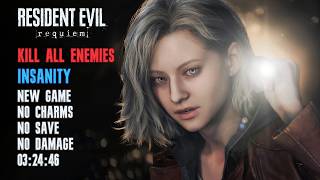 [Resident Evil Requiem] Kill All Enemies, Insanity, New Game, No Save, No Damage (03:24:46)