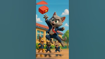 Ngày đầu tiên mèo con đi học bị bắt nạt# shorts # cat# ai# meo# meo