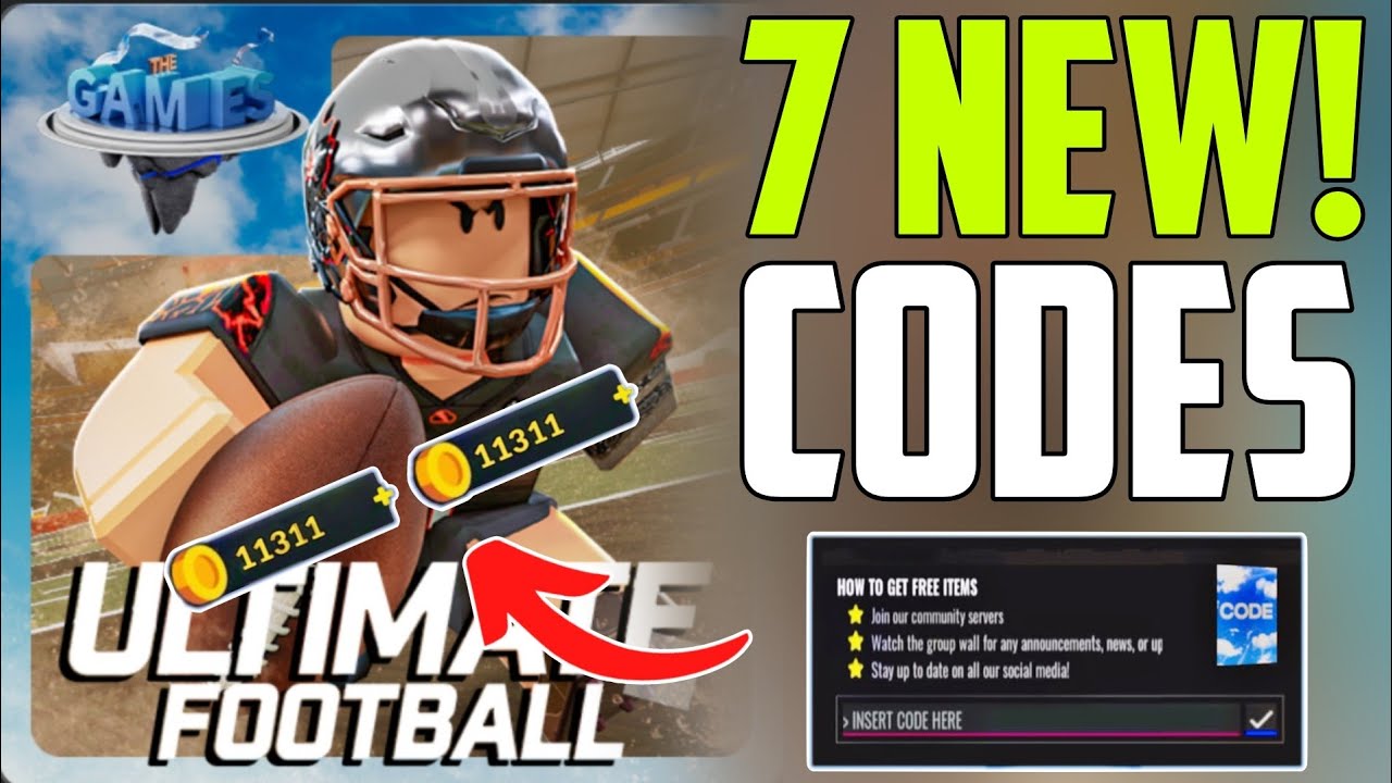 ⚠️NEW!! CODES⚠️ ULTIMATE FOOTBALL ROBLOX CODES 2024- ULTIMATE FOOTBALL ...