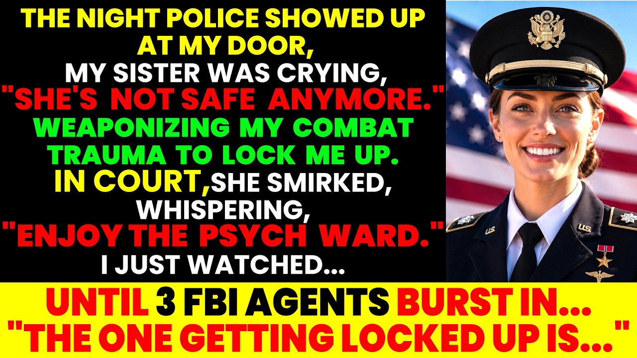 At 3:07 a.m., police lights flooded my living room and my own sister stood on my lawn, sobbing to an officer that I was a suicidal veteran who needed to be locked in a psych ward. But the second...