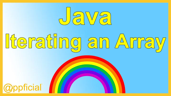 Iterating an Array using a For Loop - Initializing and Printing Arrays Java Tutorial - Appficial