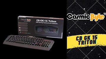Unboxing Cosmic Byte GK Triton keyboard. Is it the best RGB keyboard under 1429/- ?