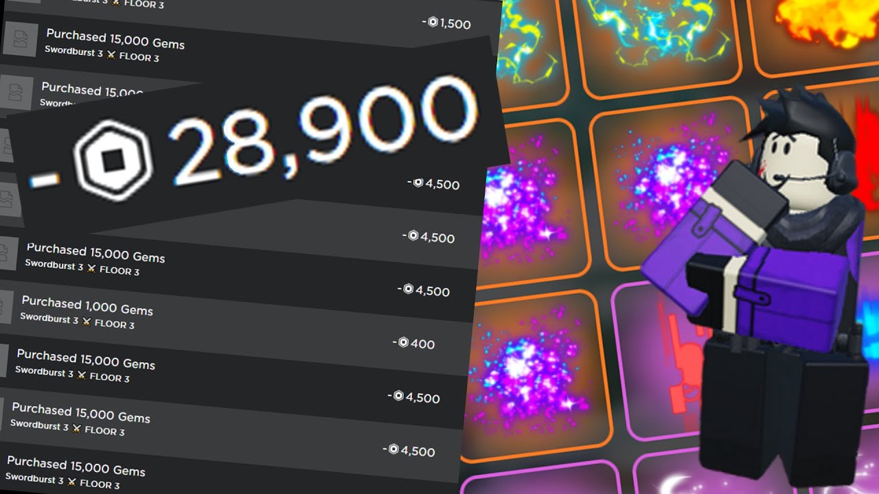 wasting 30K ROBUX on SWORDBURST 3 auras - YouTube