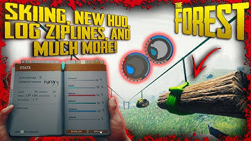 Update v0.66 - Skiing, Logs on Ziplines, Headshots, Remove Rock Paths, New HUD & MORE | The Forest