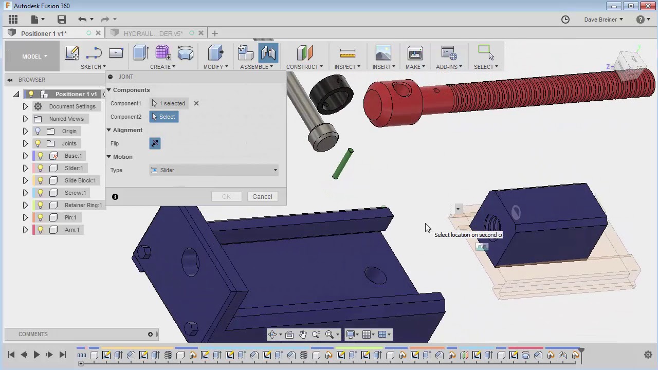 Video Tip Fusion 360 Joint Limits YouTube