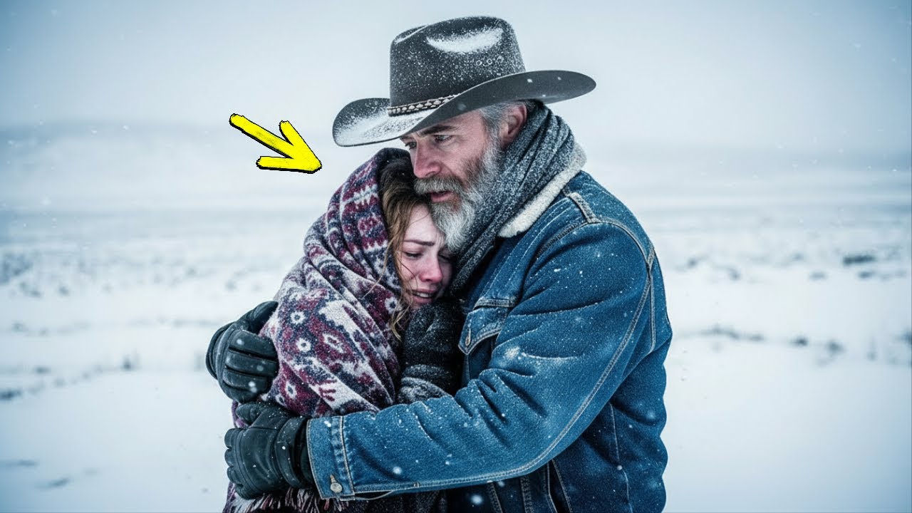 Η οικογένειά της την έδιωξε στη χιονοθύελλα· ένας καουμπόι τη βρήκε παγωμένη και τη σώζει