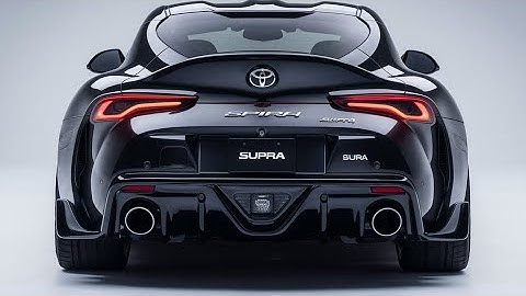 2025 Toyota Supra – A Game Changer in Performance & Design