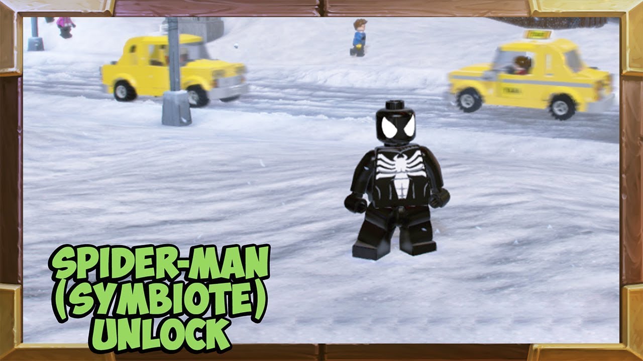 LEGO Marvel Super Heroes 2 Spider-Man (Symbiote) Character Unlock - YouTube