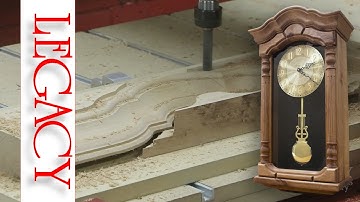 Wall Clock Workshop Demo - Wood CNC Project - Legacy CNC Woodworking Machinery