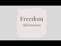 Freedom Affirmations – Relaxing Guided Meditation for Letting Go &amp; Inner Freedom of Mind &amp; Spirit