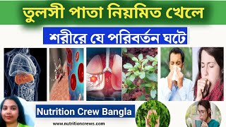 খালিপেটে তুলসী পাতা খেলে শরীরে কি ঘটে❓ তুলসী পাতা চিবিয়ে খাওয়ার উপকারিতা | Tulsi Health Benefits |