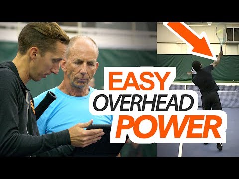 Easy Overhead POWER - tennis lesson