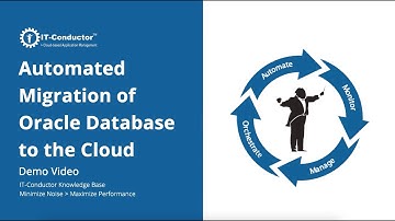 IT-Conductor Demo - Automated Oracle Migration to the Cloud