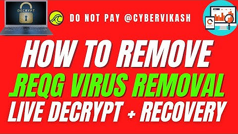 .Reqg File Virus Ransomware Removal (+.Reqg File Recovery) #reqg #virusremoval #reqgvirusremoval