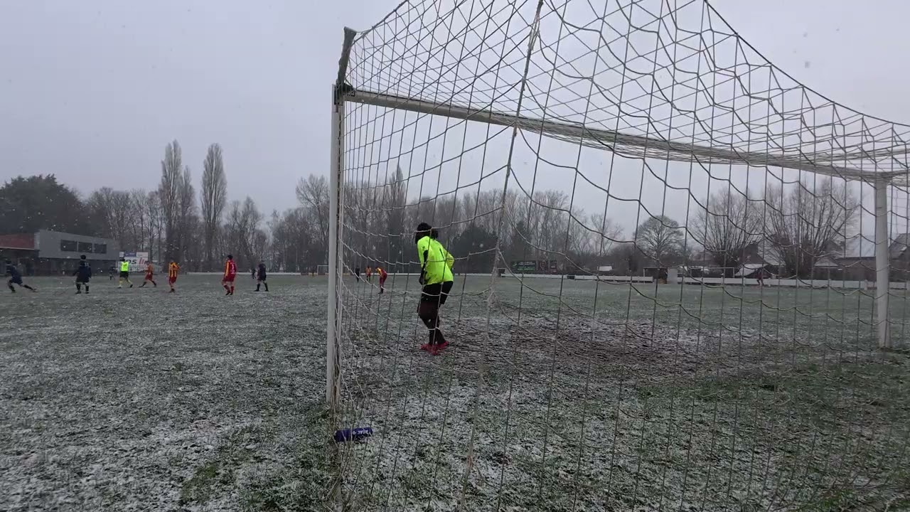 Tweede Helft KVC Eendracht Nieuwerkerken A - V.C.  Osta Meerbeke B (Goalkeeper Pov)