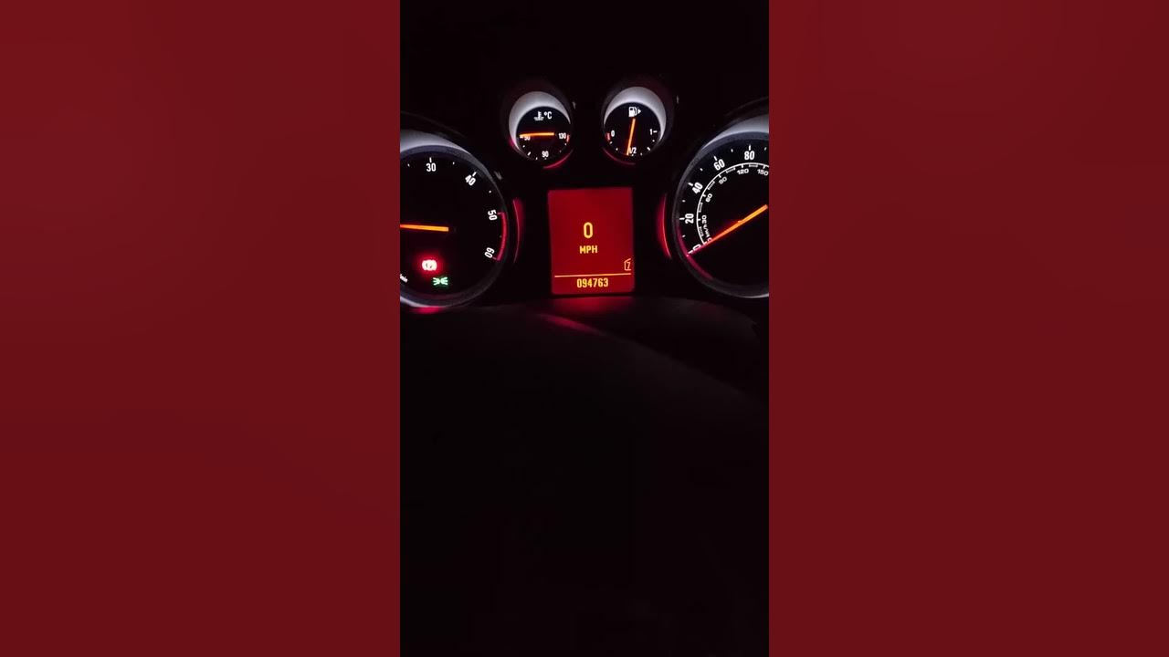 Vauxhall Insignia Low Oil Pressure Warning Solved (see description) YouTube