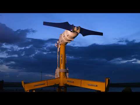 Installation of a tidal turbine from Nova Innovation