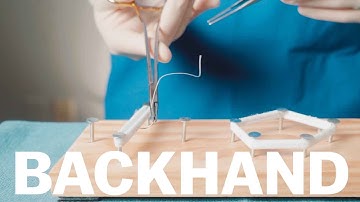 How To Throw A Backhand Needle Pass (Suturing Tips)
