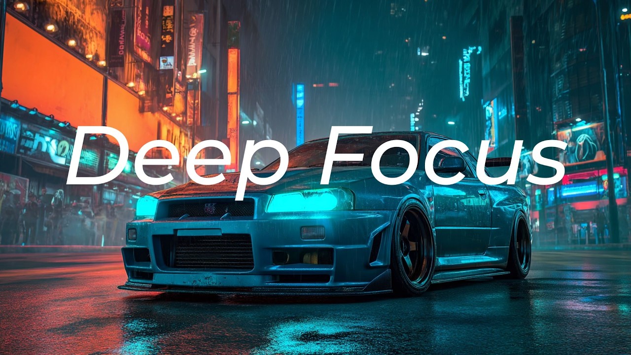 [EDM Chill Mix] Deep Focus | Study & Work | 2 Hours 10 Minutes of Calm Tokyo Vibes