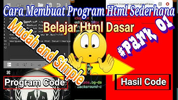 Cara Membuat Program HTML Dasar | Belajar HTML | MA Channel