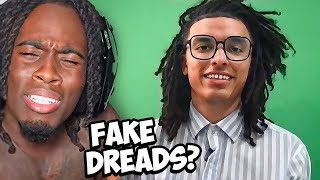 Kai Cenat Gets Exposed For Fake Dreadlocks..