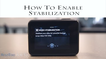 GoPro HERO5 Stabilization What Modes It Can Be Used With: