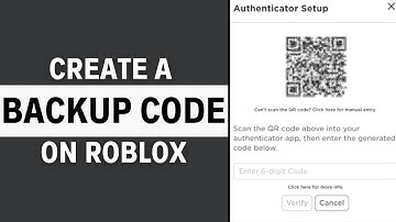 Hoe maak je een back-upcode in Roblox (EENVOUDIGE tutorial!)