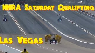 NHRA Saturday Qualifying results Pro Categories plus Mission Food 2fast 2tasty challenge #race