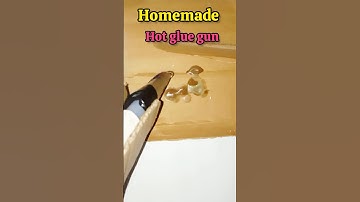 homemade hot glue gun using cardboard || #shorts #diy #shortsfeed #shortvideo @Auniquecreator