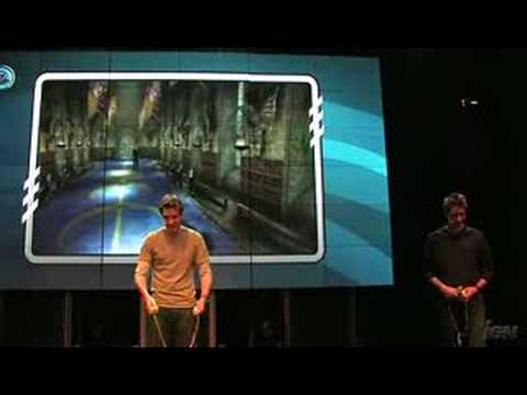 James e Oliver Phelps jogando DEMO de Harry Potter 6 Wii