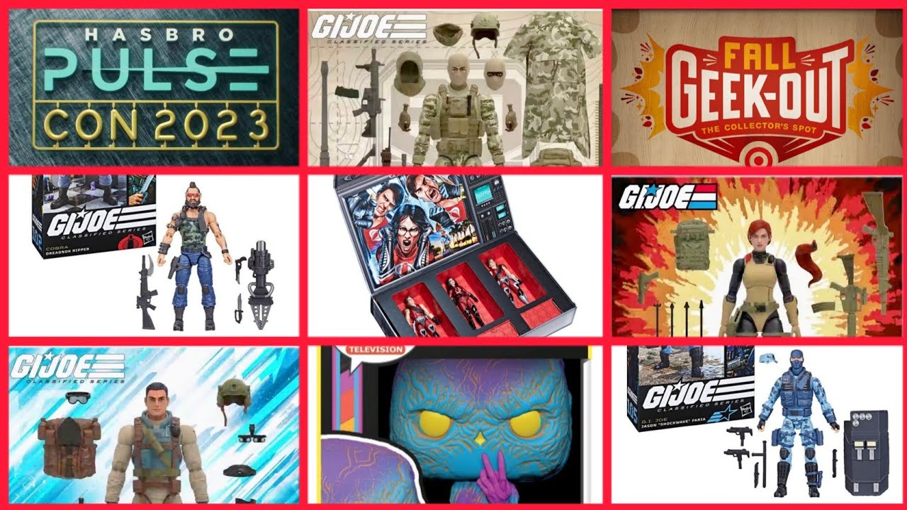 HASBRO PULSECON AND TARGET FALL GEEK OUT WEEK 5 G.I.Joe & Funko