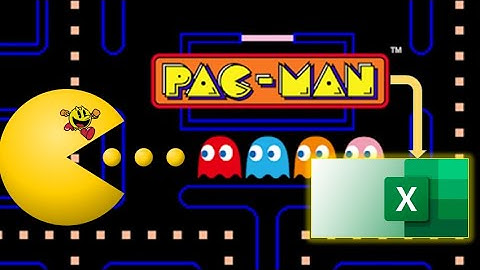 The best PACMAN Stop Motion on Excel ! Keep Playing On The Old School