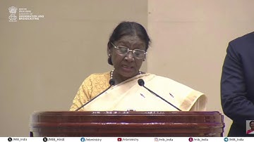 President delivers IB Centenary Endowment Lecture at Vigyan Bhavan in New Delhi
