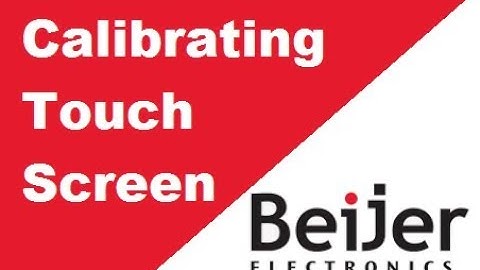 Beijer QTERM - Touch Screen Calibration