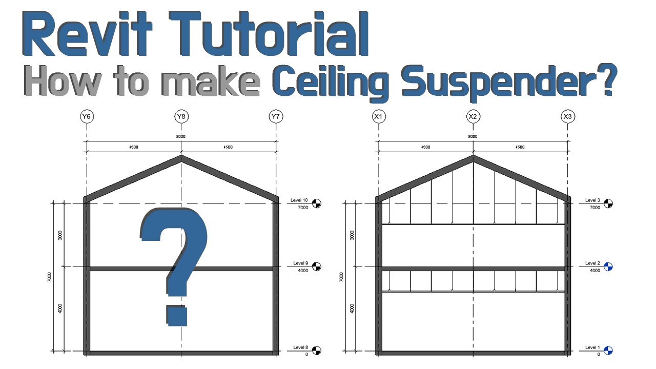 How To Make Suspended Ceiling In Section View Revit Tutorial Tip Youtube
