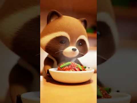 요즘 너구리의 일상 #쇼츠#AI#너구리