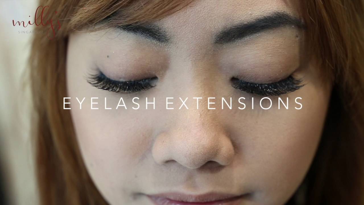 Eyelash Extensions with Milly's Singapore YouTube