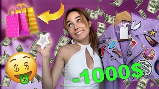 I spent 1000$ on CLOTHES 💵