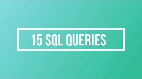 SQL PRACTICE EXERCISE|Oracle Queries Practice Exercise|Sql Interview Questions