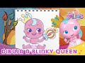 Cómo DIBUJAR a BLINKY QUEEN paso a paso 🖌️👑 TUTORIAL de DIBUJO para niños de Bellies #QuédateEnCasa