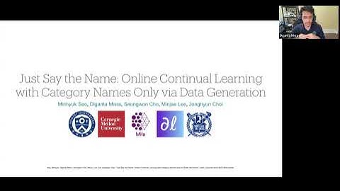 [EfficientML] Diganta Misra -- Just Say the Name: Online Continual Learning via Data Generation