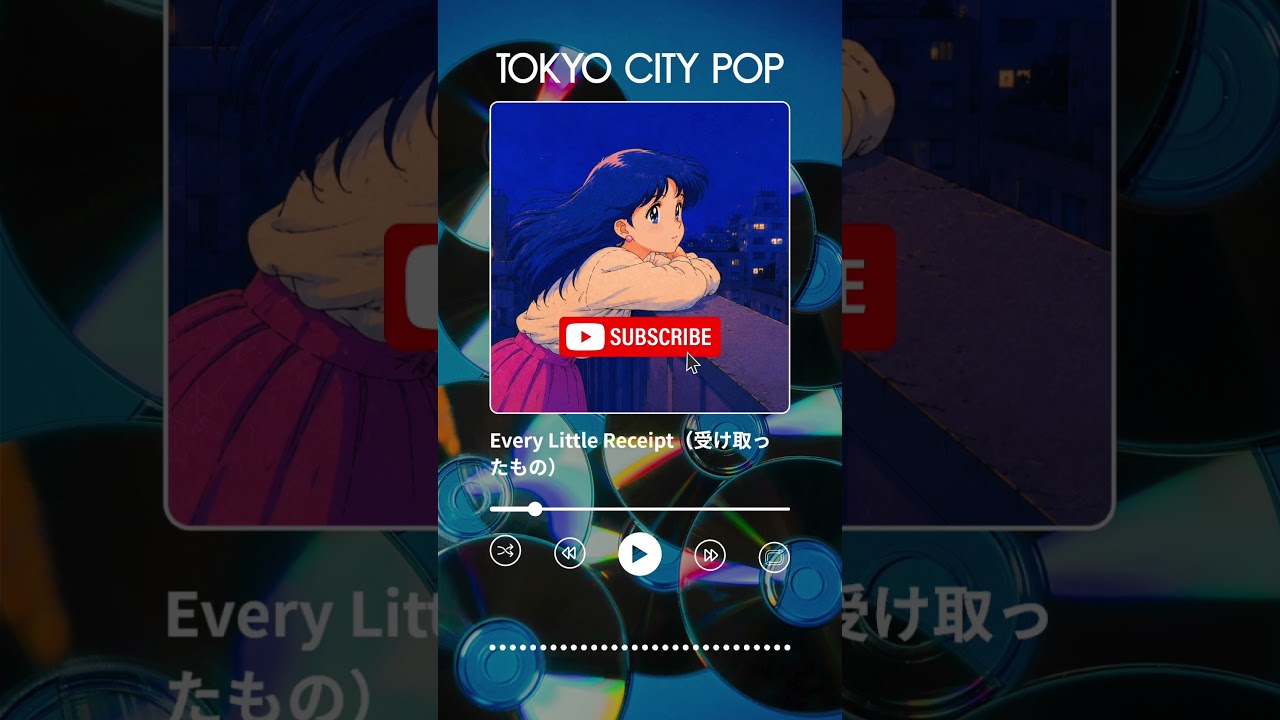 80s Japanese City Pop｜Every Little Receipt (受け取ったもの