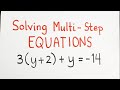 Multi-Step Equations Quiz