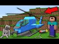 Minecraft NOOB vs PRO: NOOB RESTORED DISASSEMBLED ABANDONED 1000 YEAR OLD HELICOPTER ? 100% trolling