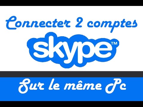 Vidéo: Comment Démarrer Skype Avec Deux Comptes Différents