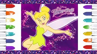 Cara Mewarnai Disney Peterpan Tinkerbell | colouring coloring book pages for kids children Cara Mewarnai Disney Peterpan Tinkerbell | colouring coloring book pages for kids children