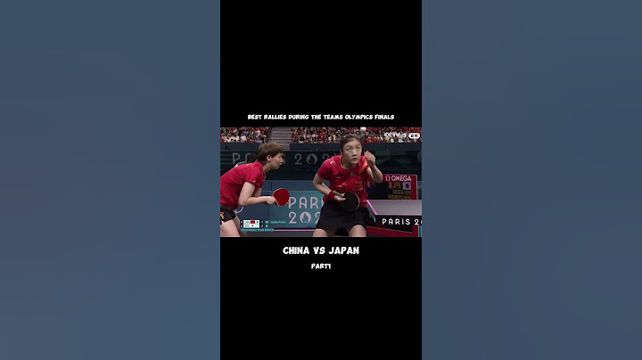 Table Tennis Women Final Paris Olympics 2024